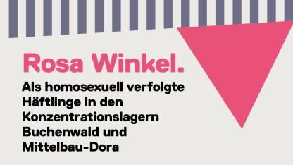 Rosa Winkel. Ausstellungseröffnung