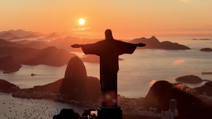 Sonnenaufgang in Rio de Janeiro