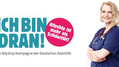 Ärztin Stefanie in der Allyship-Kampagne der Deutschen Aidshilfe 
