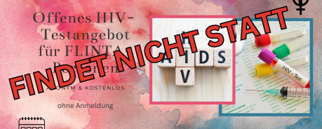 Test am 08.03. findet nicht statt
